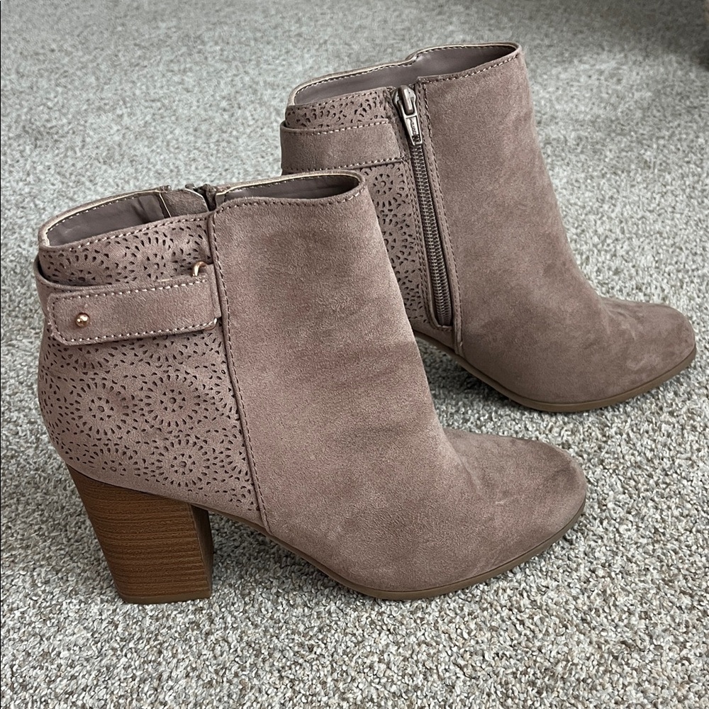 Chic Suede Ankle Booties